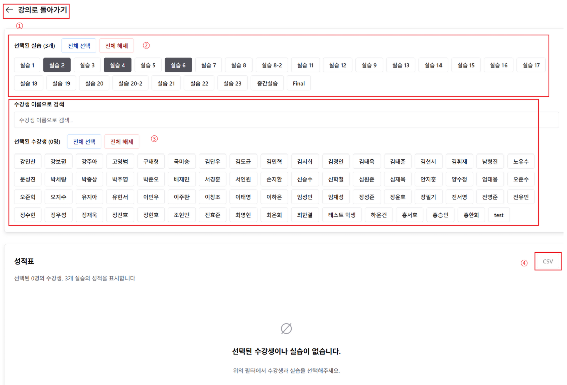 PDF p.16: 성적 관리 UI (필터)